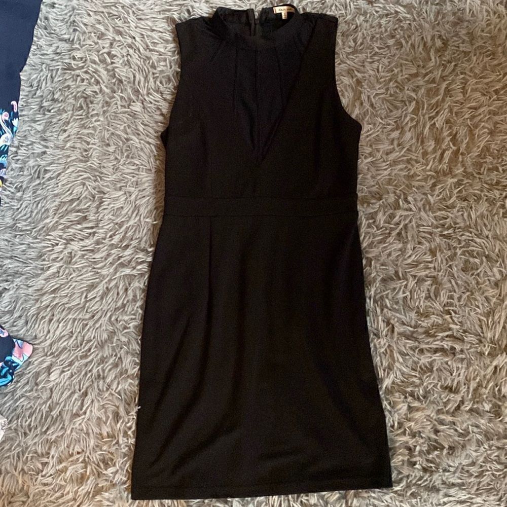 Bleuh Ciel High Neck Mesh Body Con dress
